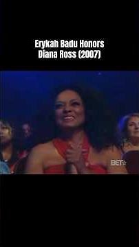 Erykah Badu honors Diana Ross with a stunning live performance at the 2007 BET Award