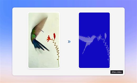 I turned a hummingbird into dot-matrix art using a free browser tool. No code. No Figma. No plugins. Just a URL and 10 minutes. Here's exactly how I did it 🧵⬇️