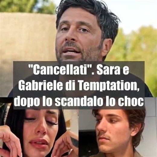 Sara and Gabriele from Temptation Island, after the scandal the shock: what's happening ⤵️⤵️ #tem...
