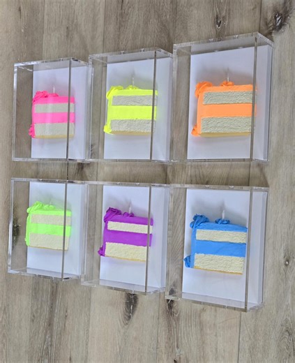 Cake Slice Wall Art Shadow Box Art – 3D Kitchen Decor, Dinning Rooms, Birthday Gift, - Etsy UK