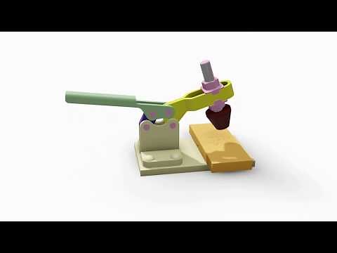 Toggle Clamp Assembly and Working Animation - Full HD