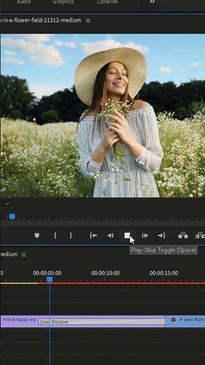 The Long Cross Dissolve Transition/Adobe Premiere Pro CC