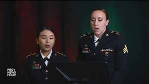 6.1K views · 232 reactions | To mark the celebration of Christmas this Sunday, the Defense Visual Information Distribution Service at the Department of Defense filmed a song with service personnel from around the world. https://to.pbs.org/3MzB3rB | PBS NewsHour | Facebook