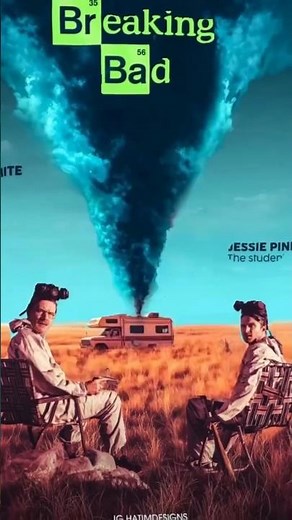 Breaking Bad Poster Design Tutorial | Cinematic TV Series Poster | Photoshop x Canva