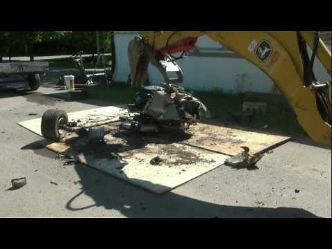 2 hour Marathon video backhoe thumb building