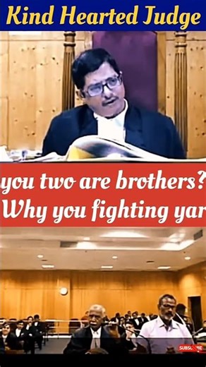 Why You Brothers Are Fighting? | Kind Hearted Judge #judge#lawyer#highlights#law#shorts#legalcourts