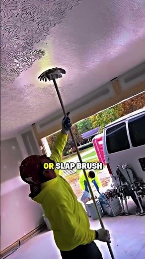 "Amazing Ceiling Texture Tool Stomp Brush for Drywall & Knockdown Finishes"