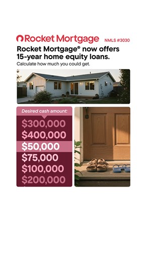 Access your home’s equity and keep your current mortgage rate by getting a home equity loan. No hassle. No expensive fees. Calculate your equity amount today for $0. ​ How soon do you need funds? Two weeks https://tinyurl.com/3wk5y32f Next month https://tinyurl.com/3wk5y32f 1 to 3 months https://tinyurl.com/3wk5y32f Other https://tinyurl.com/3wk5y32f | Rocket | Facebook
