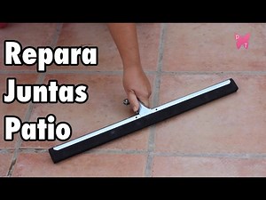 Cómo reparar juntas de baldosas del patio / rejuntar suelo de terraza
