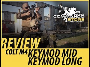 Review Réplica Colt M4 KeyMod Mid, KeyMod Long Cybergun
