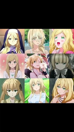 anime girls with different hair colors ❤️✨