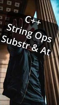 023 New String Operation substring, At #programming