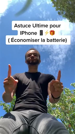 ❌ Quand ton #iphone est dans le rouge ⚡️ #iphonehacks #astucesiphone #astucesapple #raccourcis #tutorieliphone #astucesios #productivité