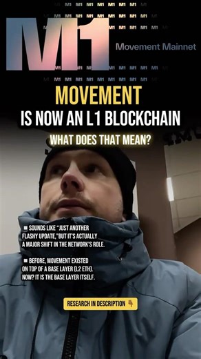 Movement is now an L1 blockchain – what does that mean?