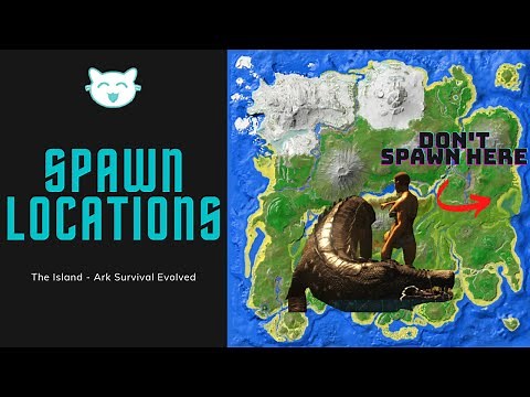 SPAWN LOCATIONS : THE ISLAND : Ark Survival Evolved