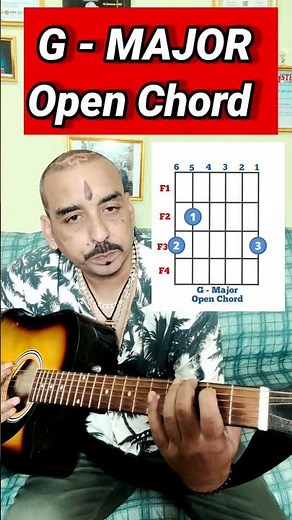 G Major Chord Made EASY! 🎸 Perfect Finger Placement for Beginners #shorts #guitar