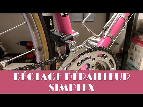 How to adjust a Simplex front derailleur