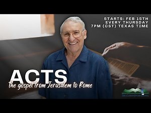 Acts 15:36-16:40 Bible Lesson by Dr. Bob Utley