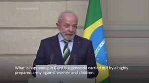 Brazilian president calls Israeli attacks on Gaza 'premeditated genocide'