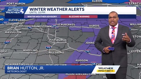 December 10 forecast: Impact day with rain changing back to snow in western PA