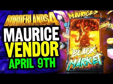 Maurices BLACK MARKET Vendor Guide - April 9th 2026 (Borderlands 4 Guide)