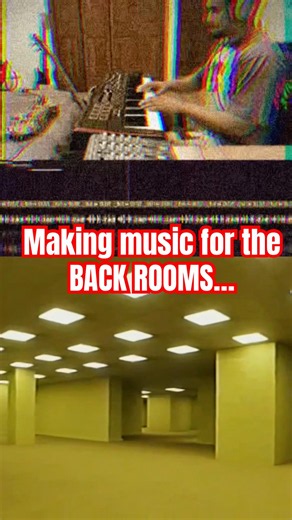 The Backrooms music…pt1. #backrooms #music #musicproduction #shorts #scary