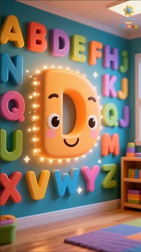 Letter D Cartoon for Kids | Learn Alphabet D 🎨