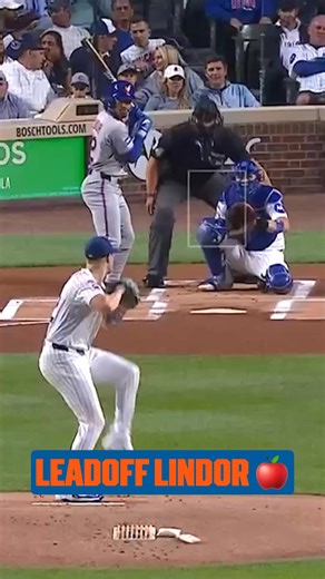 Francisco Lindor leads it off for the Mets with a homer! | MLB
