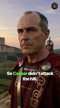 Caesar Built a 25 MILES Wall in 5 Weeks — To Defeat ONE Warrior King #shorts