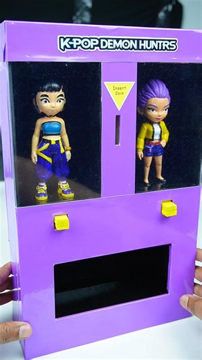 Zoey x Rumi Kpop Demon Hunter DIY Vending Machine #diy