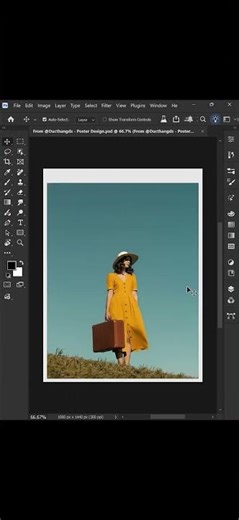 Photoshop tip for poster embedded in text #ducthangds
