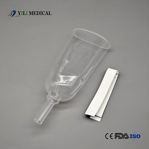 [Hot Item] Adult Silicone Male Latex Condom External Catheter External Urinary Catheter with Adhesive