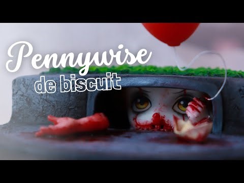 Pennywise versão CHIBI em BISCUIT - It a coisa