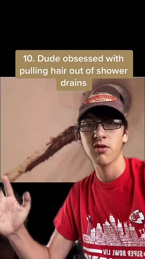 Top 10 MORE strange addictions PART 1 (y’all liked my first series which I made back in June) #fyp #foryou #shower #drain #facts #hair #interesting