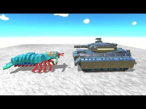 Mecha Mantis Shrimp vs Strong Units AOW Age Of Warbots
