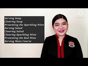 Food and Beverage Service Sequence Part 2 | Fundamentals of Food Service Operations