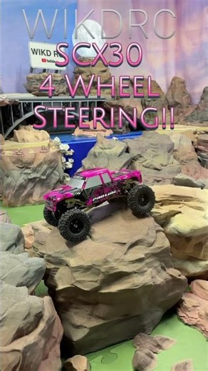 4-Wheel Steering Makes All the Difference #rccrawler #rcoffroad #axialrc