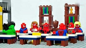 乐高定格动画：上课铃响了，同学们都回到了教室听课