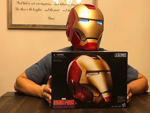Marvel Legends Iron Man Electronic Helmet (adult version) REVIEW