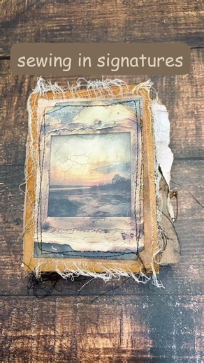Sewing a Signature Block - New video #bookmaking #handmade #journalmaking