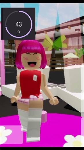 💜✨Making a pink skin in just 1 minute!💜✨ #roblox #brookhaven