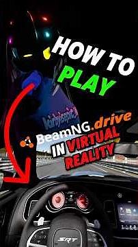 HOW TO PLAY BEAMNG DRIVE IN VR🔥🚗 #vr #shorts #reels #vtuber #trolling #vrchat #trending