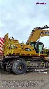 Heavy CAT Excavator Loads Quarry Dump Truck Efficiently #worker #process #excavator #heavymachinery