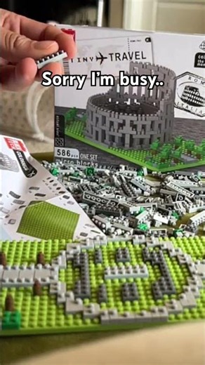 Off brand legos got me in a chokehold #lego #blocktech #rome #sidequest #rat