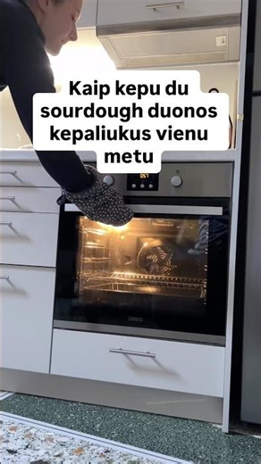 Kaip kepu 2 sourdough duonos kepaliukus vienu metu 🍞