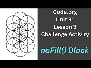 Code org Lesson 3 Challenge - noFill Block
