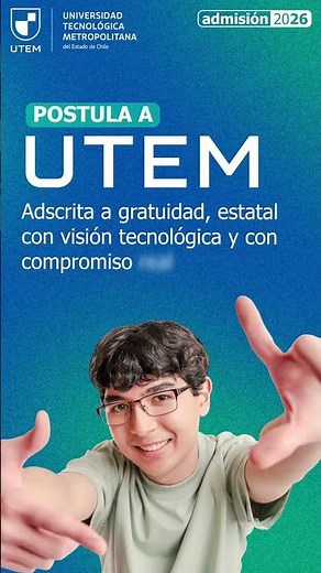 Postula a UTEM #universidad #estudiantes