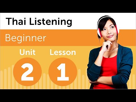 Thai Listening Practice - Getting Thai Directions