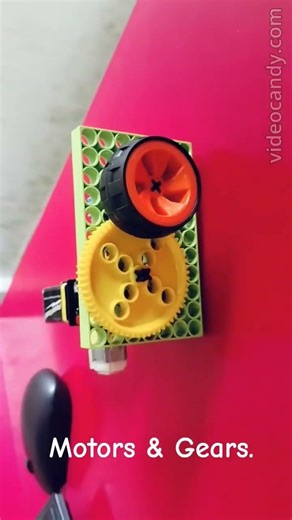 STEM Activity: Motors & Gears #viralshort #stemforkids #robotics #robot #smartphone