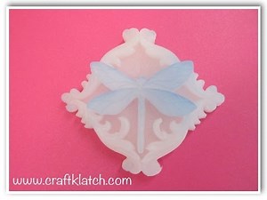 DIY Faux Sea Glass Dragonfly How To